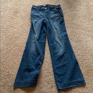 High rise bell bottom pants